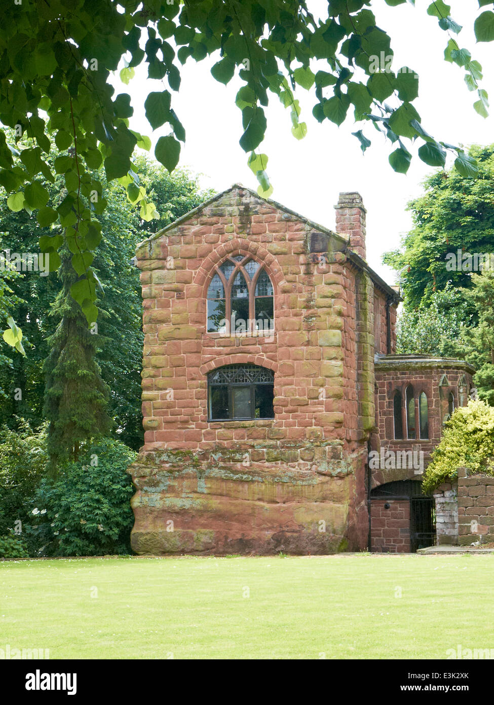 The Anchorite`s Cell or Hermitage in Chester Cheshire UK Stock Photo